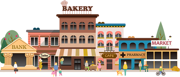 Small local businesses